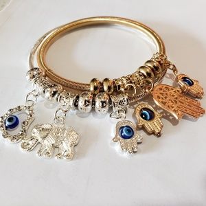Bundle two charm bracelets at single price